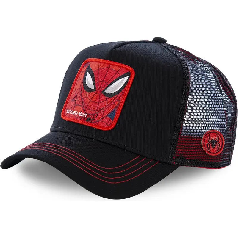 High Quality Marvel All Styles Anime Cartoon Snapback Cotton Baseball Cap Men Women Hip Hop Dad Mesh Trucker Hat Dropshipping