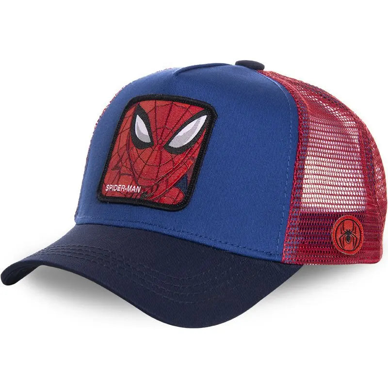 High Quality Marvel All Styles Anime Cartoon Snapback Cotton Baseball Cap Men Women Hip Hop Dad Mesh Trucker Hat Dropshipping